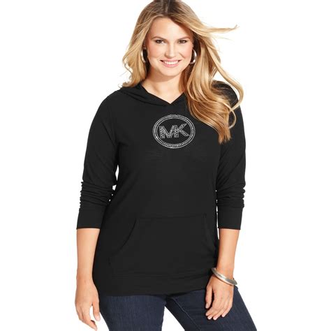 michael kors black shirt|black sweatshirt michael.